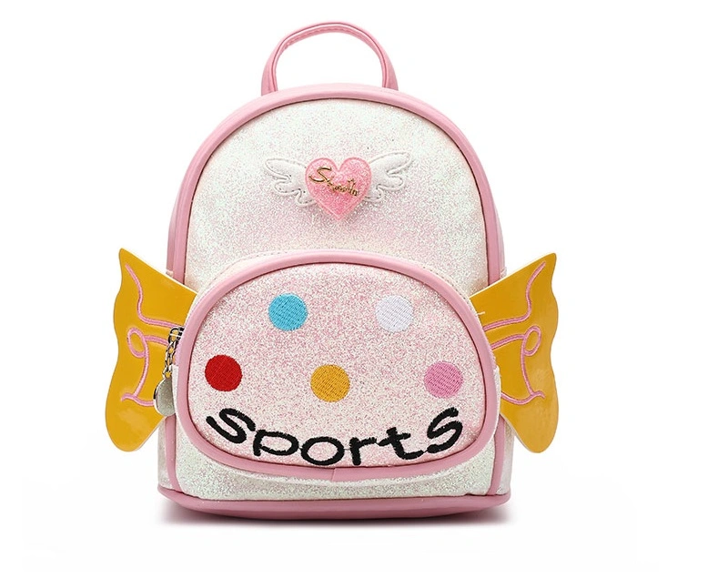 Baby Girl Bag Shiny Glitter Cute Girls Kindergarten Backpack Doll Tiny Backpack Backpack for Doll