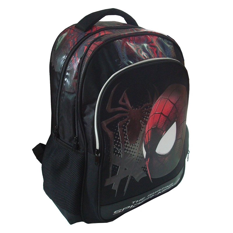 Spiderman Waterproof Outdoor Kids Trolley School Backpack Bags for Student