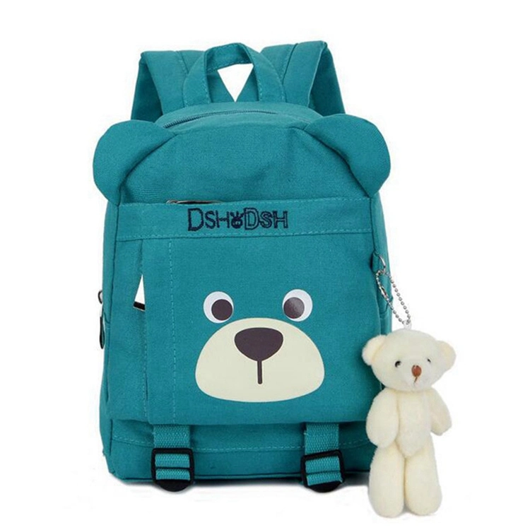 Light Weight Baby Backpack with Doll Cartoon Kids Bag Mini Backpack for Toddler