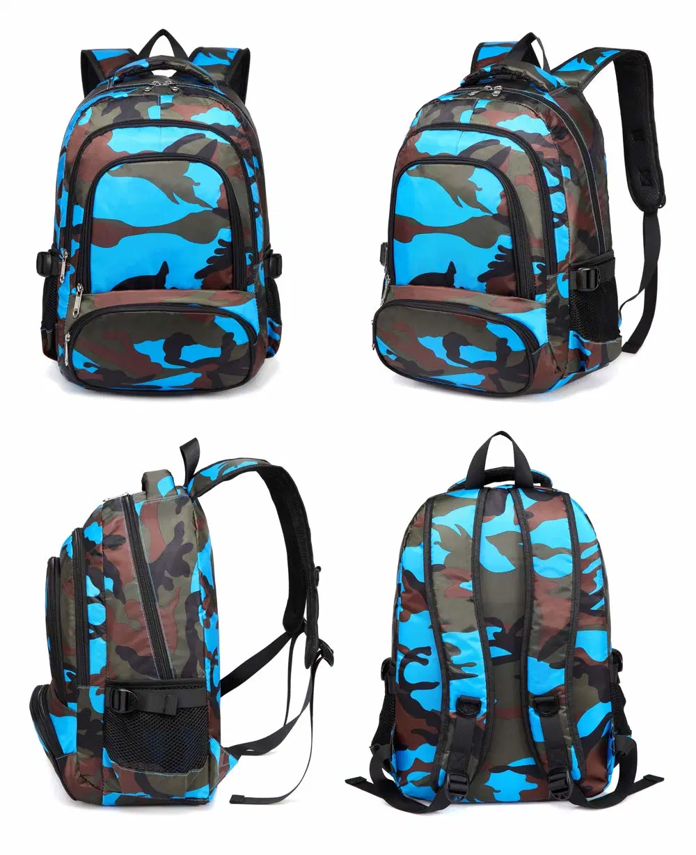 School Backpack, Camouflage Color Backpack for Boys School Bookbag Casual Daypack