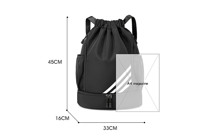 Sh2482 Nylon School Bag Sports Backpacks Gym Basketball Waterproof Small for Studentwith Logo Tennis Female Men Travel Picnic Boys Fashion Custom Backpack