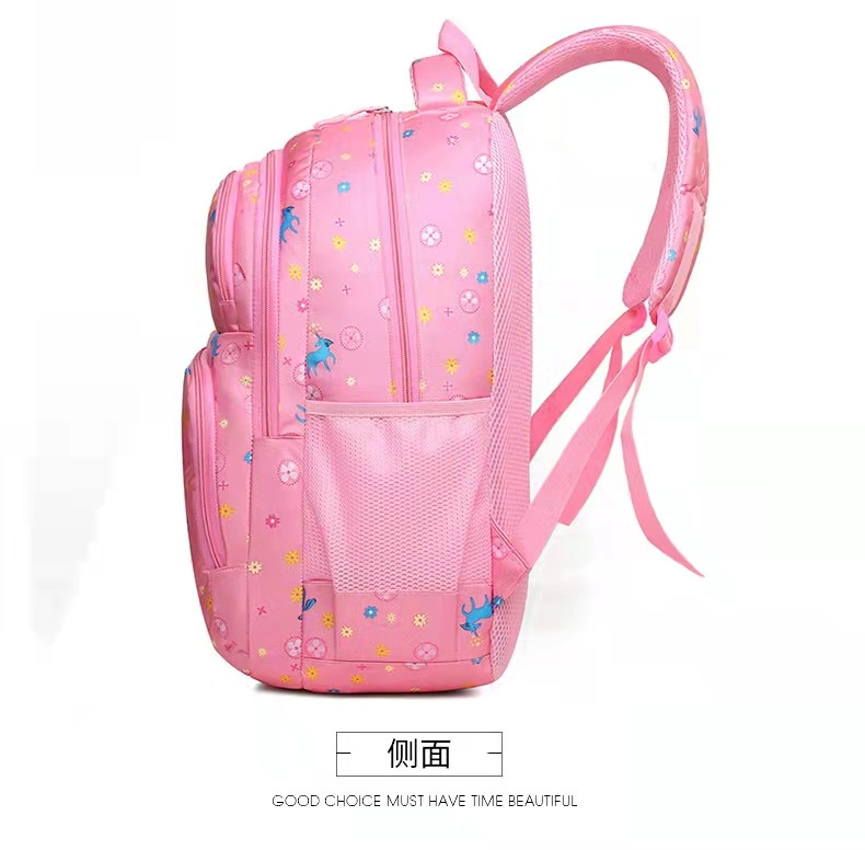 Custom Printed School Girls High Quality Book Bag for Children Backpack