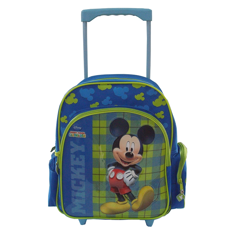 Hot Sales Customized Trolley School Book Bag Backpack with Wheels