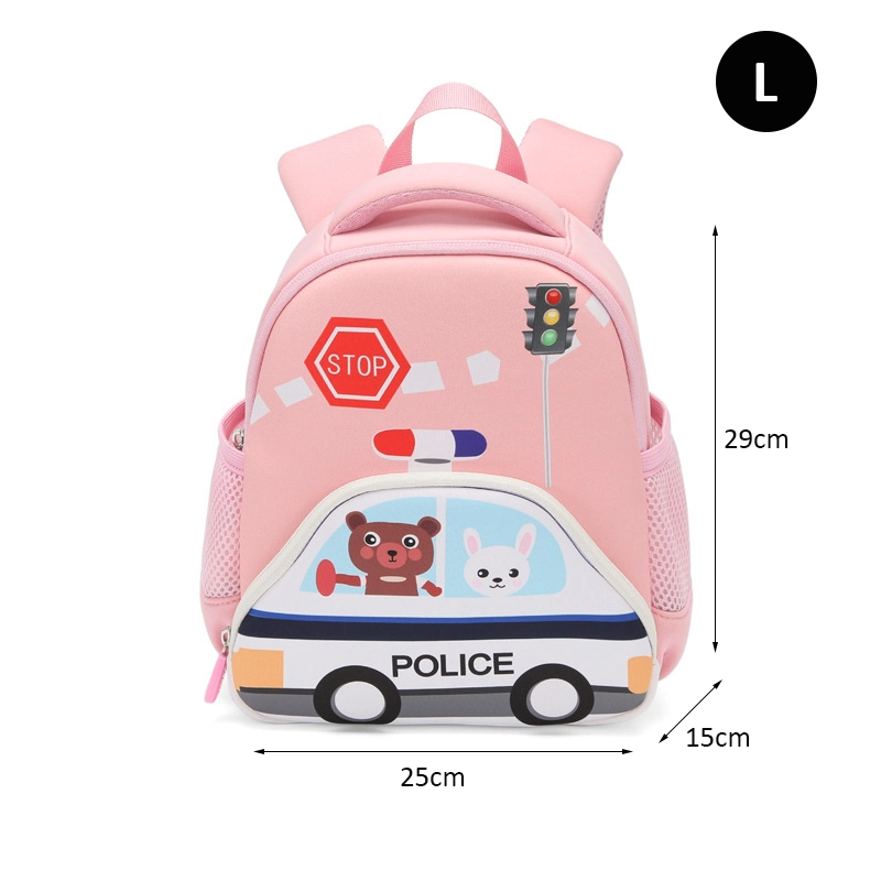 Children&prime; S Kindergarten Bookbag Fashion Bag Boys and Girls Car Toddler Small Backpack Super Cute Anti-Lost Schoolbag 1-3-5 Years Old Wholesale