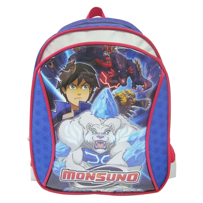 Academy Style School Book Bags with Cartoon Pattern