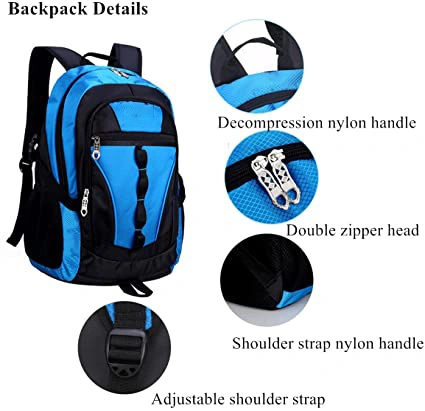 Customized Teens Travel Durable Laptop USB Bookbag Business College Daypack Students School Backpack