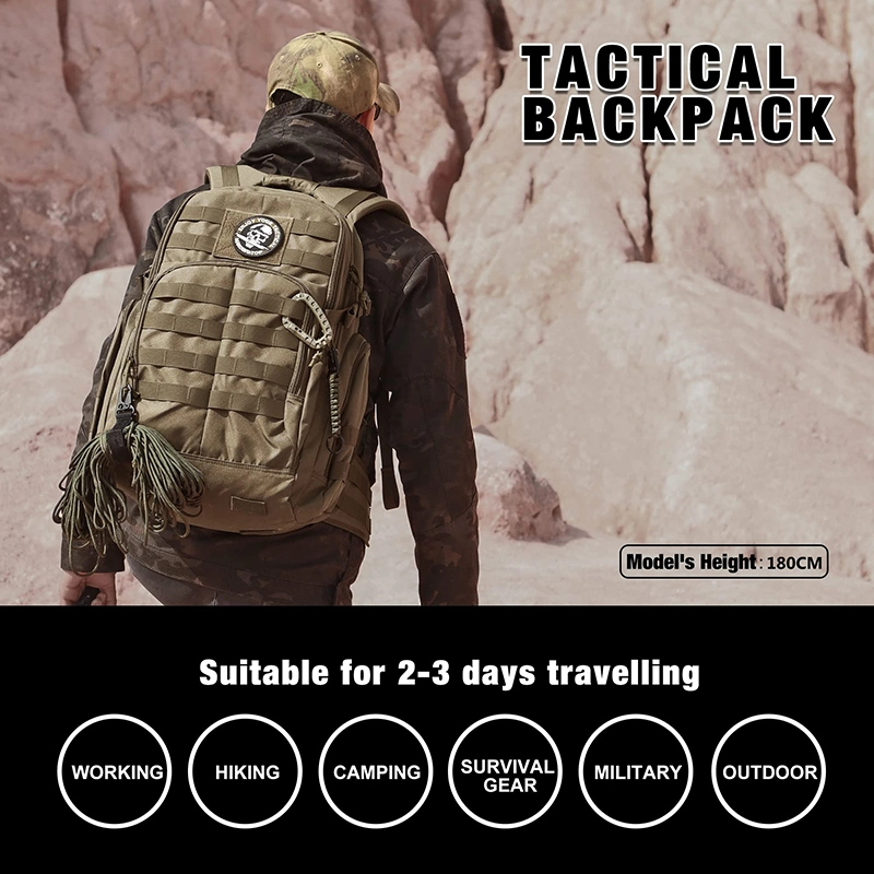 Custom New Hiking Expedition Survival Camouflage Hunting Modular Assault Mochilas Hydration 25L Tactical Backpack