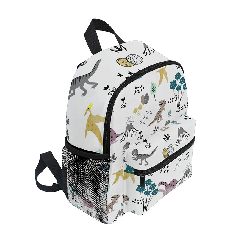 Cute Toddler Backpack Suitable for Boys and Girls, White, Small Size, Backpack Backpack