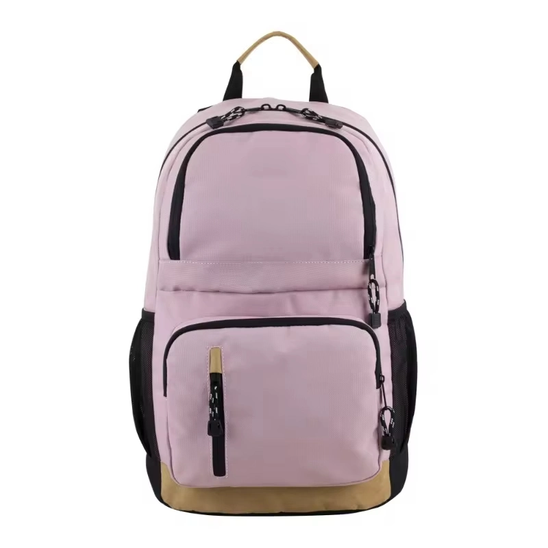 Promotional Junior High School Student Large Capacity Solid Color Simple Backpack