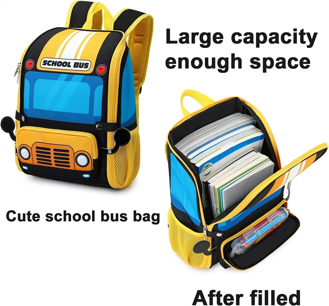 Kids Backpack Bag for Boys Girls Preschool Bookbags 3D Cartoon Toddler Bag