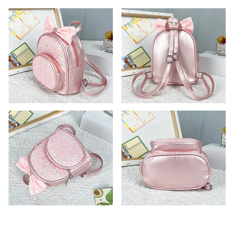 Children&prime;s Backpack, Mini Sequin Backpack, Kindergarten Primary School