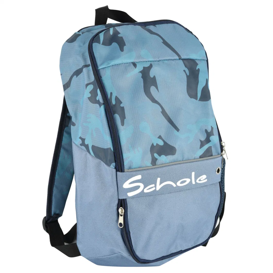 380t Camouflage Color Customized Polyester Boys Man Bag Backpack