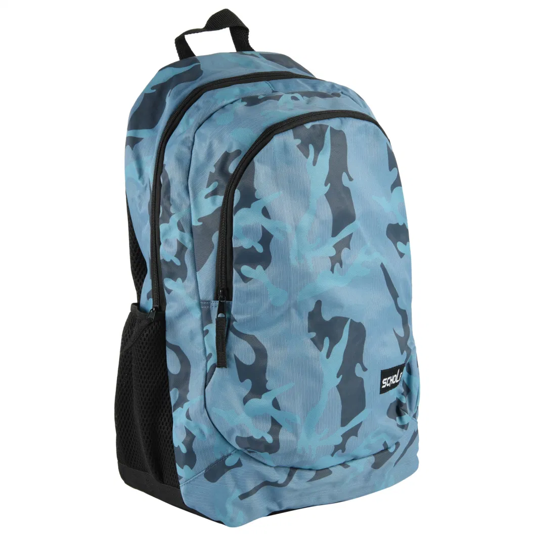 380t Camouflage Color Customized Polyester Boys Man Bag Backpack