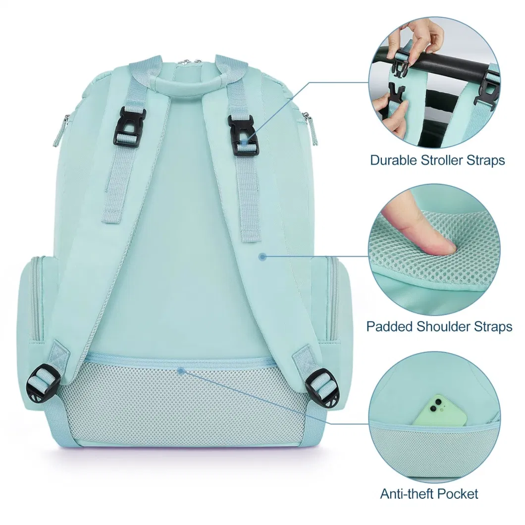 Water Resistant Multifunctional Men Women Mommy Baby Travel Diaper Backpack