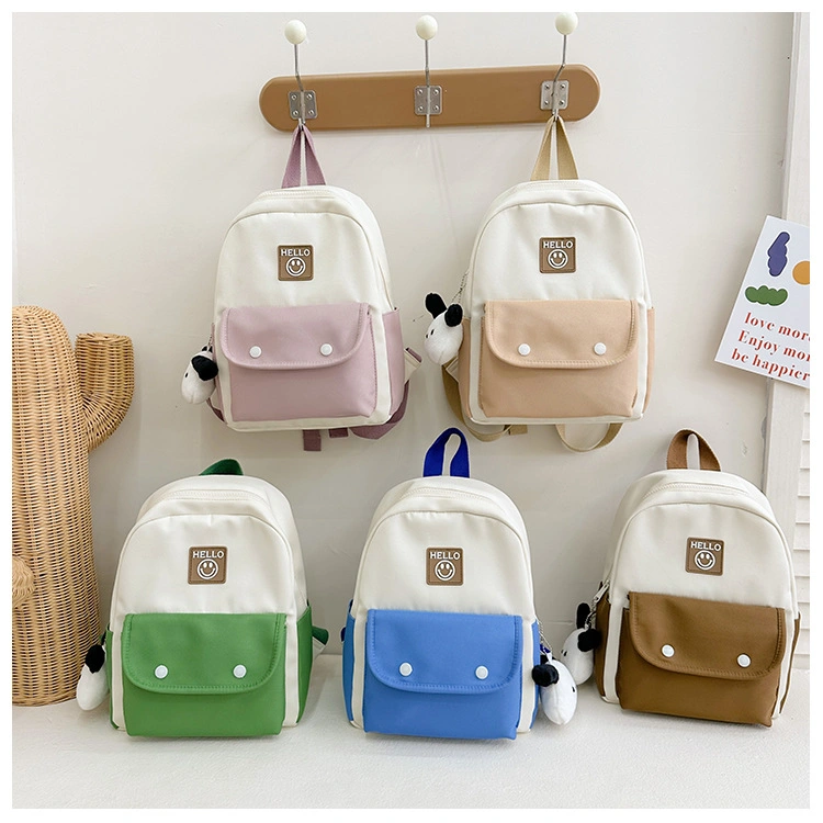 Gentle Color Lightweight Kindergarden Kid Children Girl Boy Backpack