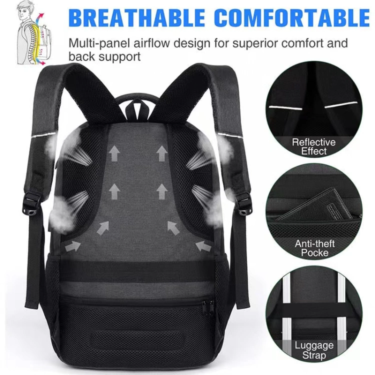 Unisex 18 Inch Youth Large Capacity Waterproof Laptop Backpack for Business