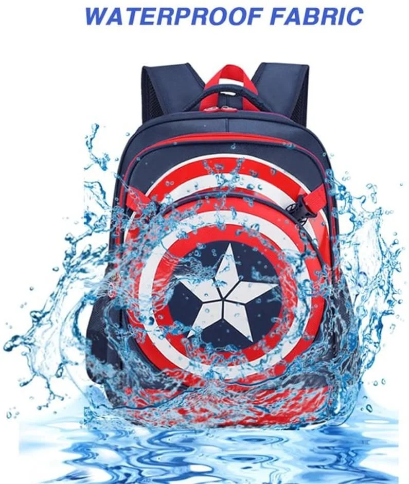 Kids Backpack Children School Bag Comic Waterproof Book Bag Travel Bag