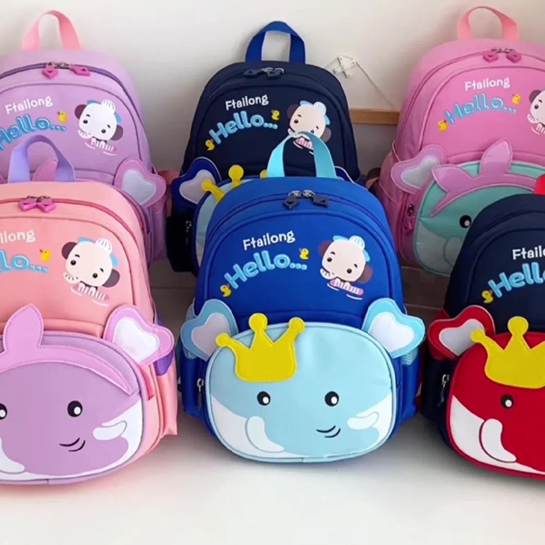 Kindergarten Schoolbag Cartoon Animal Boy Girl Backpack Suitable for Children