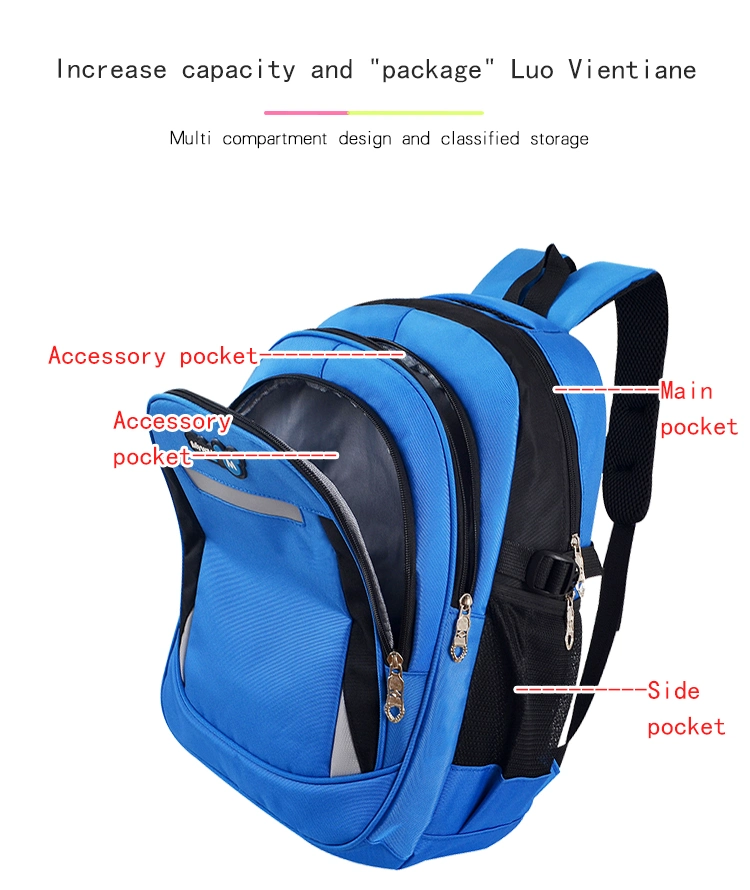 Multifunctional Secure Safe Factory Price Sale Waterproof Children School Bags for Boys Girls Kids Teenagers Backpacks Primary