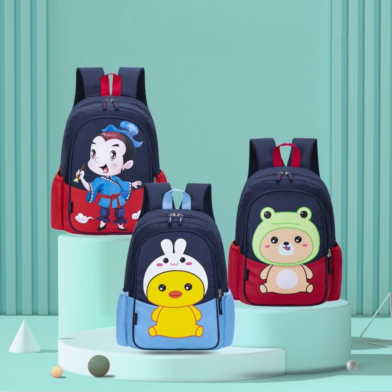 (WD6167) Factory Wholesale Summer New Korean Version of Nylon Kindergarten Schoolbag Cartoon Dinosaur Student Schoolbag Boy Backpack