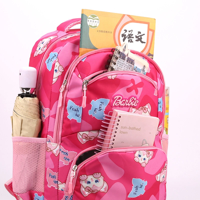 Cute Colorful Pink Teen Girls Students School Bags Kids Backpack for Children School