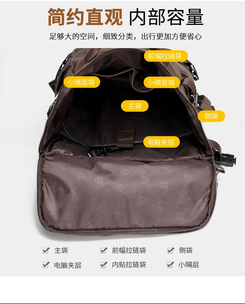 Customized Waterproof Sports Travel Backpack