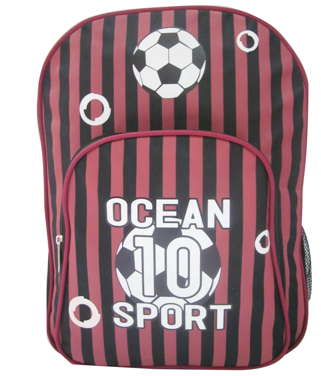 New Stylish Sports Striped Printed Soccer Ball School Bags