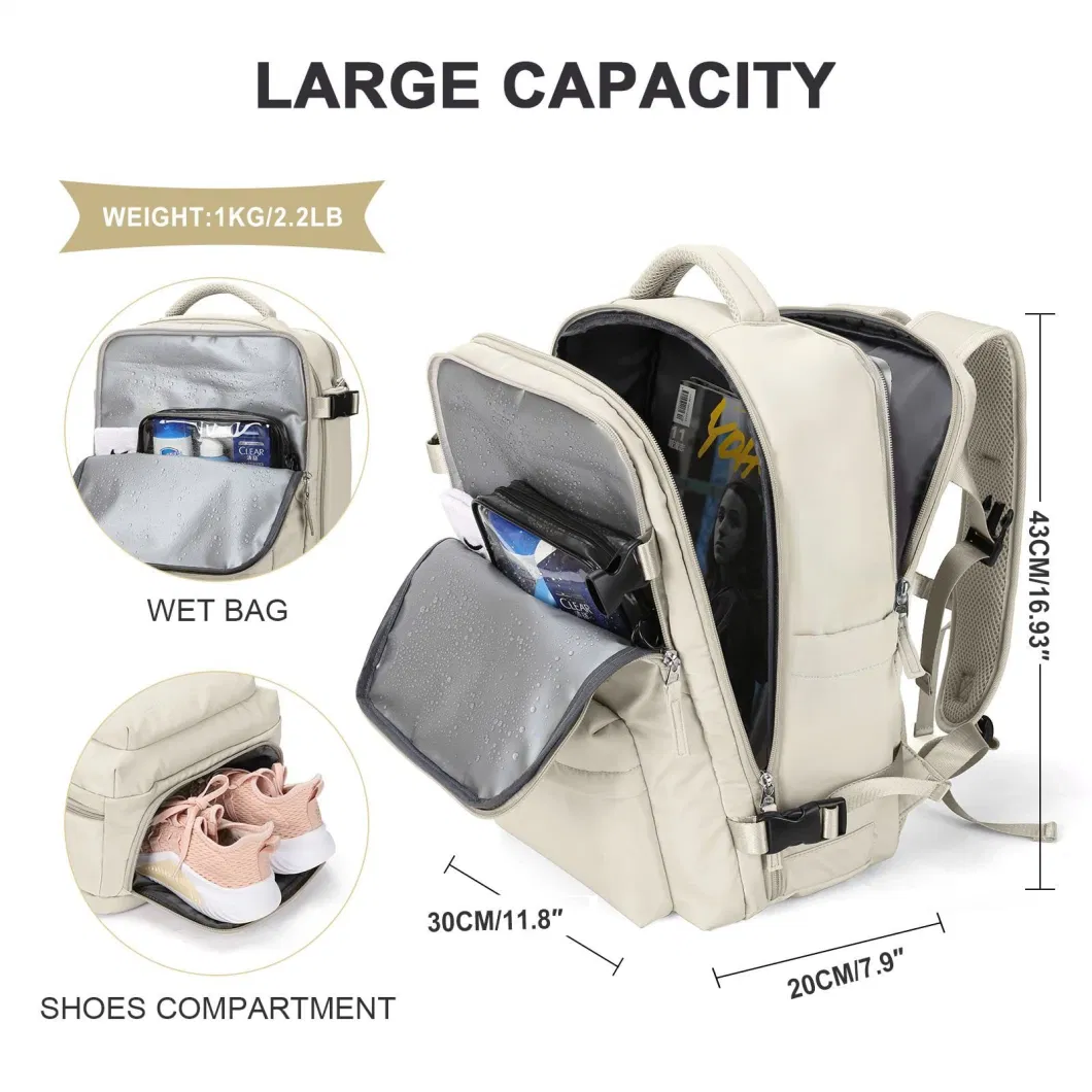 New Travel Backpack Female Large Capacity Multi-Functional Luggage Backpack Student Travel Bag