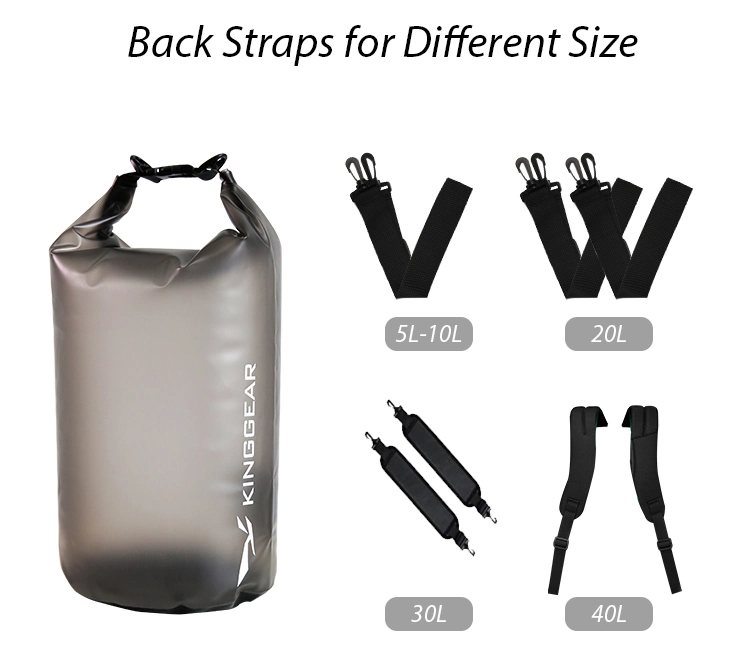 Waterproof Dry Bag Roll Top Waterproof Backpack Sack Keeps Gear Dry for Kayaking Beach Rafting, Boating, Hiking