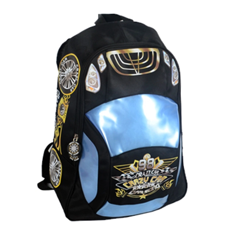 Late Design Car Silk Screen School Bags Collection Backpack