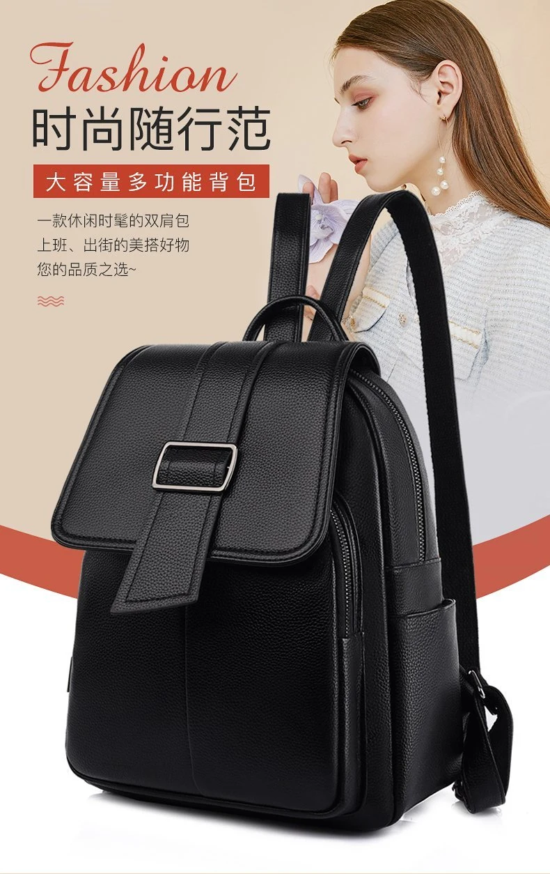 Wide Silver Promotion Fold Backpack School Bag Waterproof Rucksack with Laptop Bag