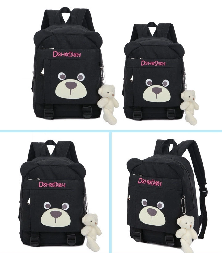 Light Weight Baby Backpack with Doll Cartoon Kids Bag Mini Backpack for Toddler