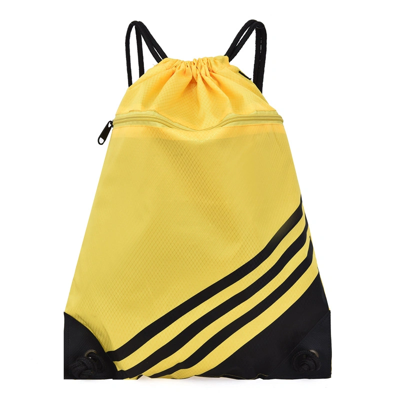 Drawstring Sport Bag Large Heavy Duty Reusable Canvas Gym Sports Outdoors Swimming Sack