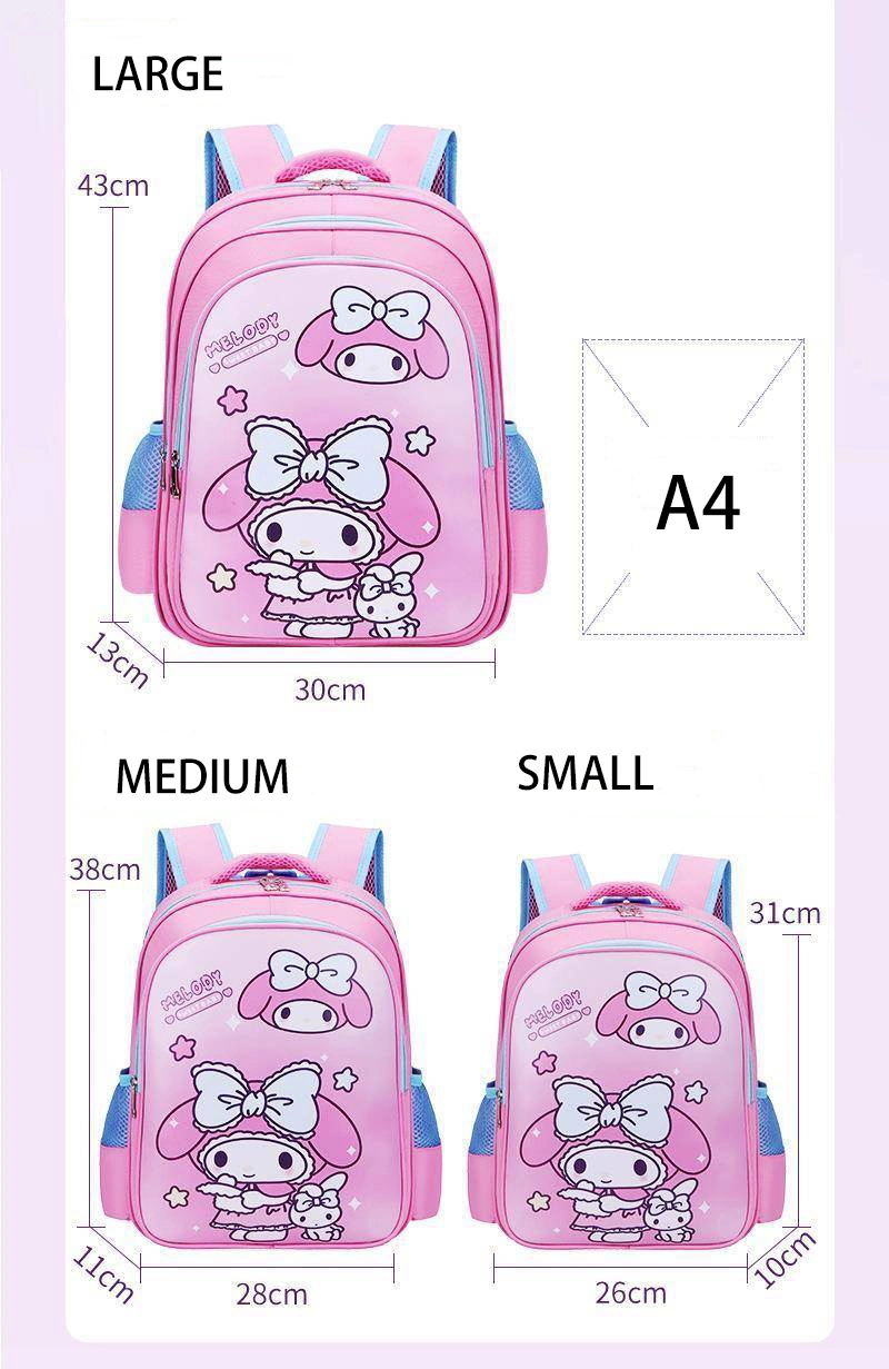 Cute Cartoon Elementary School Backpack, Waterproof Backpack for Kindergarten Girls