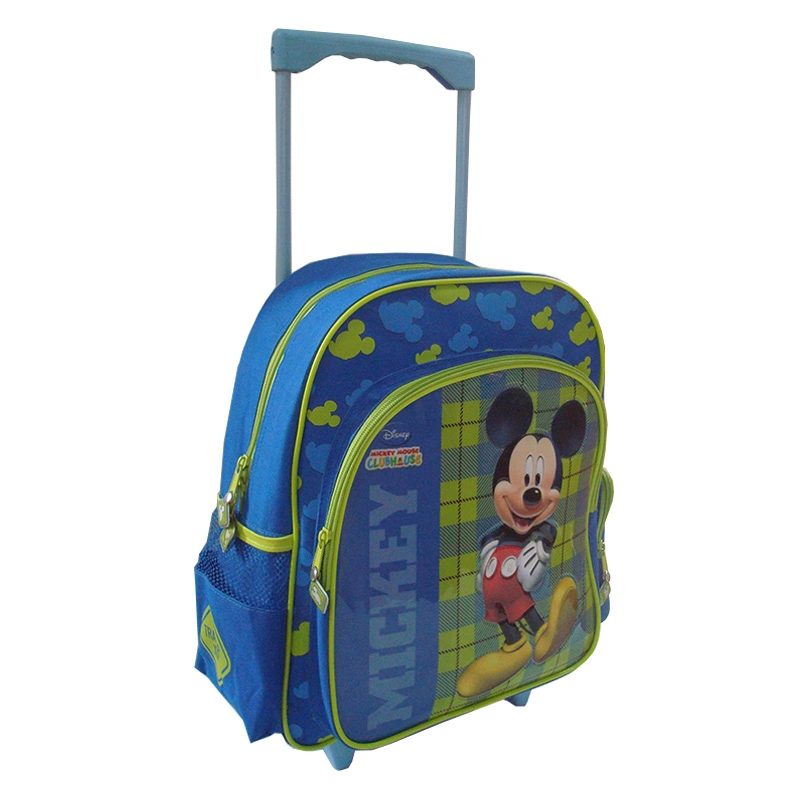 Hot Sales Customized Trolley School Book Bag Backpack with Wheels