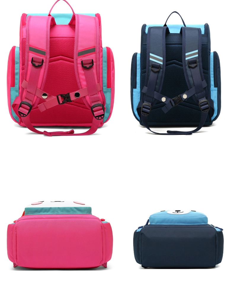 Fashion Double Shoulder Primary Children Child Schoolbag Student School Kids Satchel Double Backpack Pack Bag (CY3295)