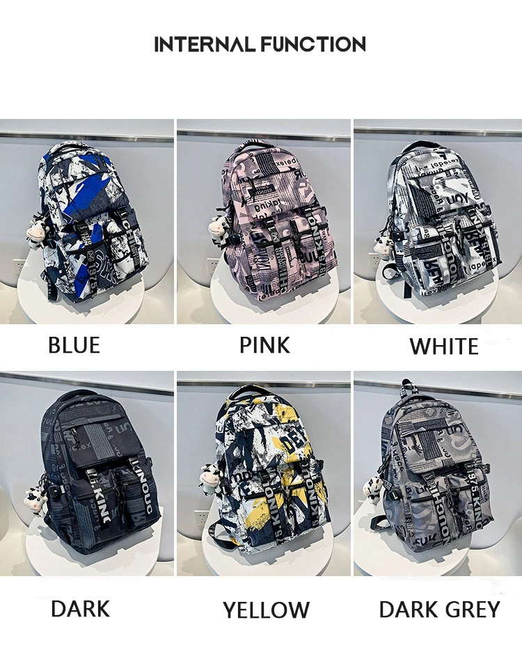 Cheap Waterproof Nylon Girls Boys Bag Fashion Middle School Student Backpack