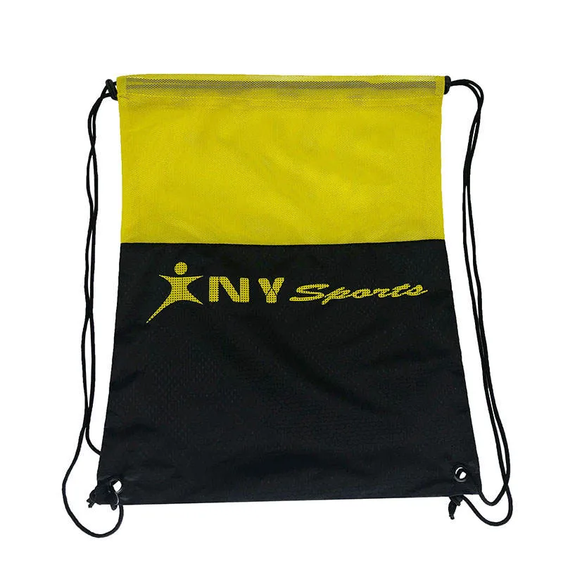 420d Polyester Nylon Swimming String Bag String Back Pack Logo Sport Cinch Sacks