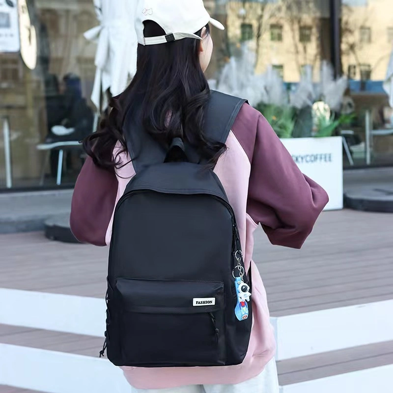 New Fashion Trend Simple Large Capacity Backpack Outdoor Travel Bag Junior High Young People