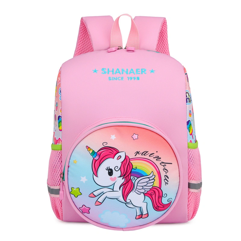 New Children&prime;s Backpack Cartoon Cute Kindergarten Baby Bag Korean Version Fashion Boys and Girls Light Weight Backpack Fashion