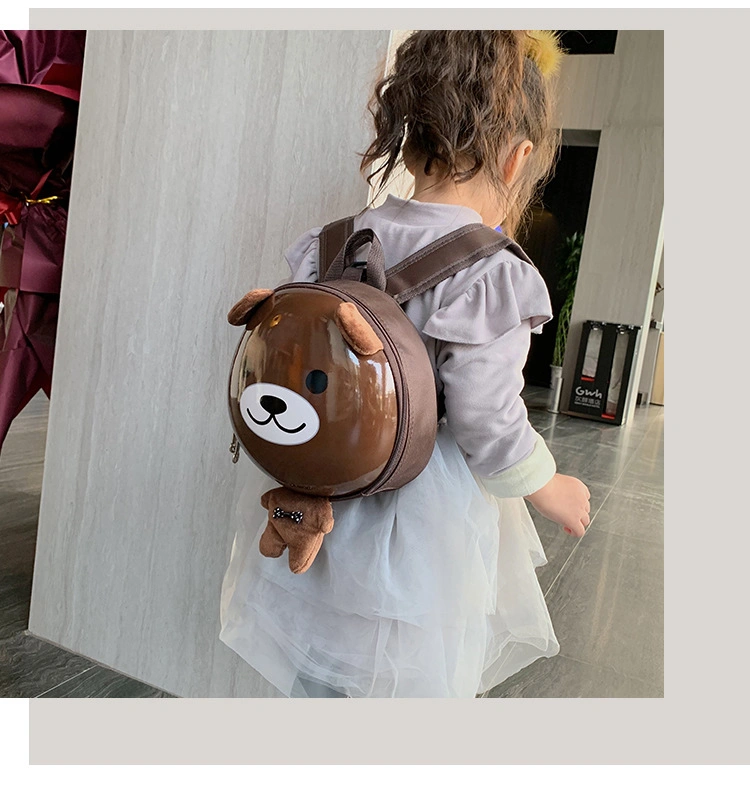 Ru High Quality Trendy Zipper Polyester Leash Printing Cartoon Cute Hard Shell Kids Other Backpacks