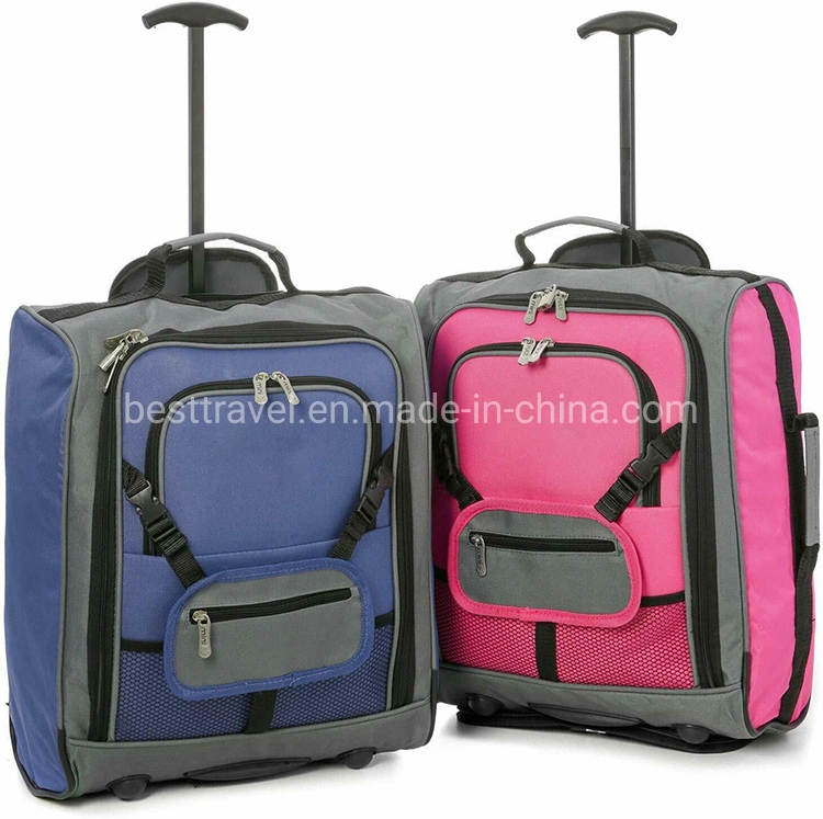 Children Kids Wheeled Backpack Cabin Luggage Rucksack Small Light Travel Backpack Trolley Bags