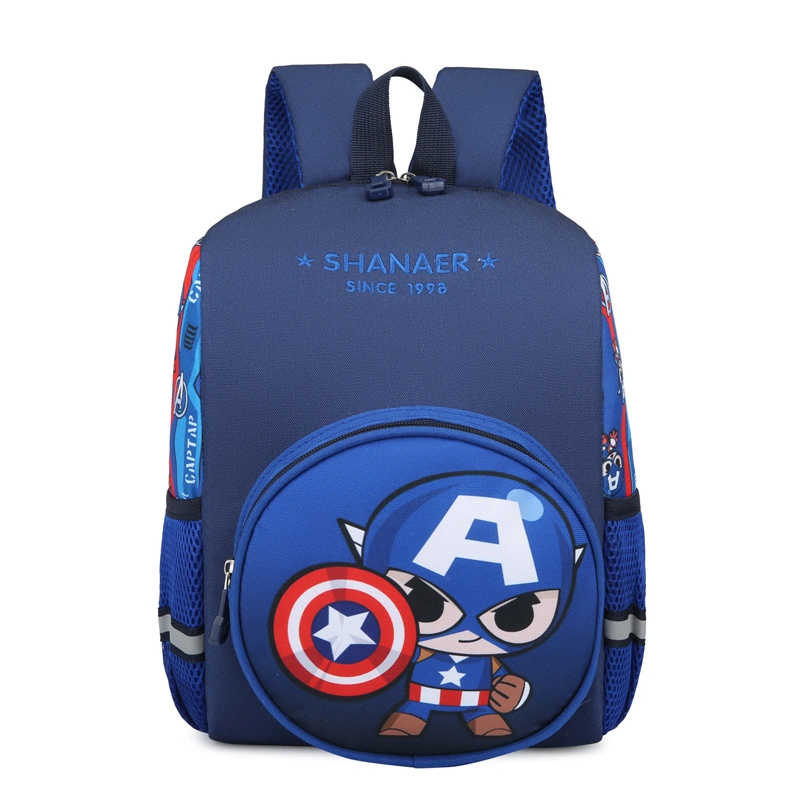 New Children&prime;s Backpack Cartoon Cute Kindergarten Baby Bag Korean Version Fashion Boys and Girls Light Weight Backpack Fashion