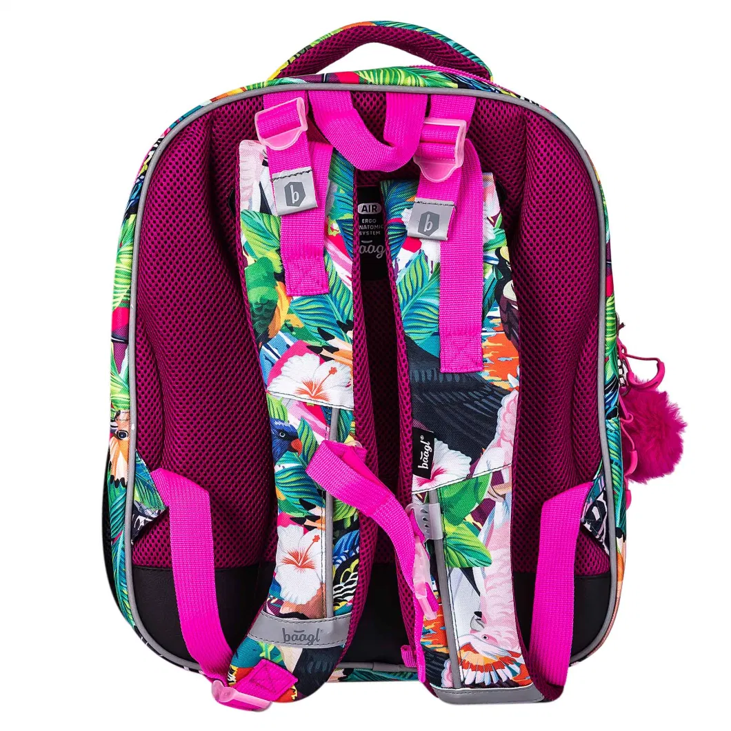 Customized Factory Hot Selling Fashion Children Pupil Student Book Shoulder School Bag Kids Backpack