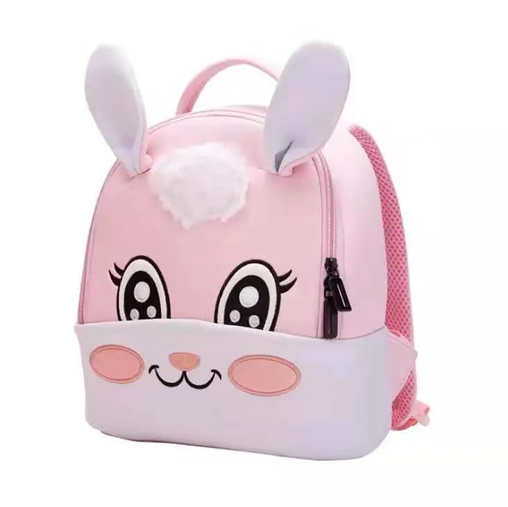 Chinese 14 Years Factory Cute Kids Backpack, Animal Ployester Backpack