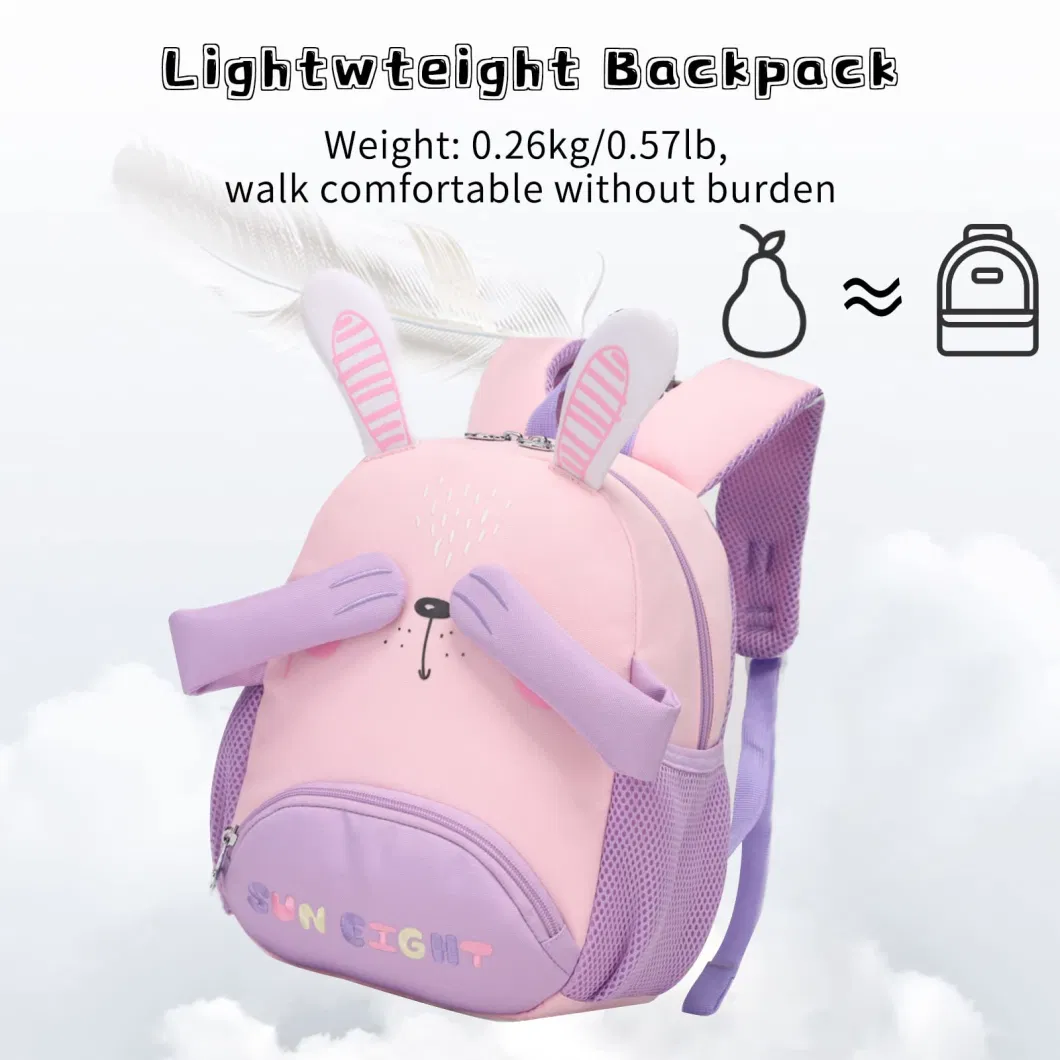 Backpack for Girls, 12 Inch Kids Backpacks for Preschool Kindergarten Cute Cartoon Animal Style School Bag for Little Kids