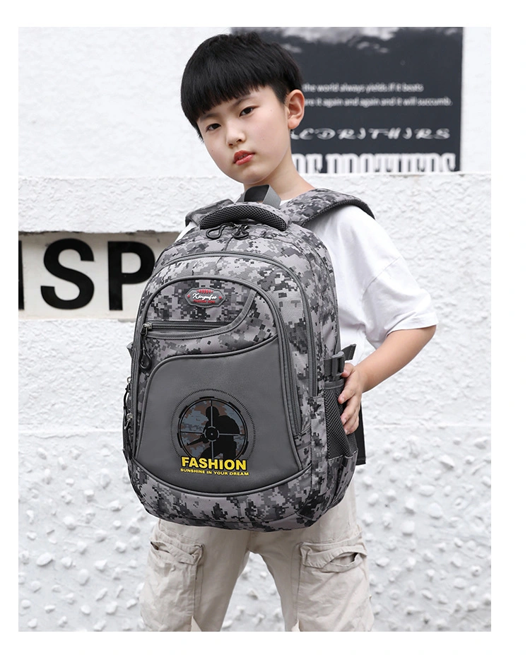 High Satisfaction Hot Sale Waterproof Lightweight Camouflage Color Backpack for Boys