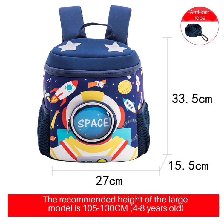 2022 Hot Sale Pink Home Cartoon Bag Multifunction Design Student Backpack Innovative Custom Neoprene Backpack Girls Book Bag