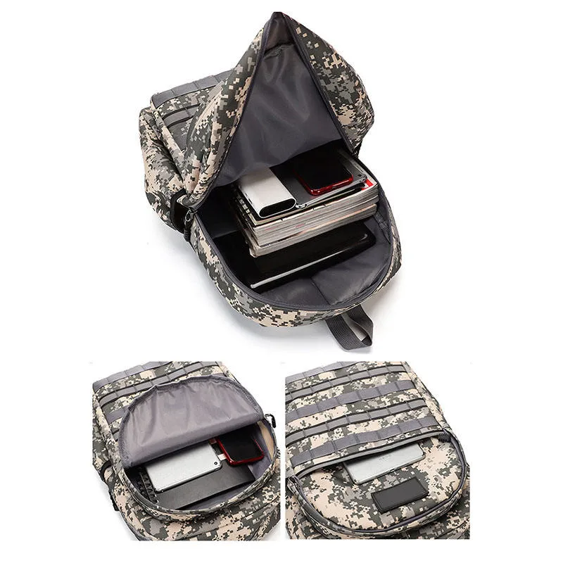 Factory Price Large Capacity Camouflage Mochilas Travel Waterproof High Quality Men Backpack