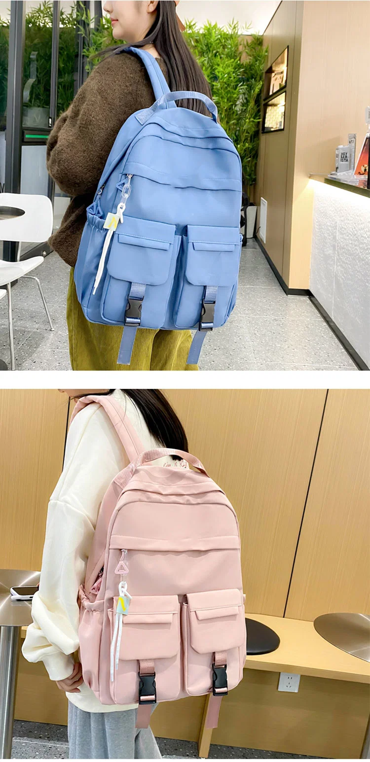 Fashion Women Schoolbag Junior Middle High School Boys Girls Student Travel Backpack Bag School